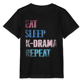 K Drama K Drama Gift - Stanley/Stella MINI CREATOR Kids’ T-Shirt - black - Front - Mikhail (115cm)