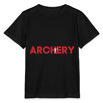 Bogenschießen Freizeit im Namen - Stanley/Stella Kinder T-Shirt MINI CREATOR  - Schwarz - Vorne - Mikhail (115cm)