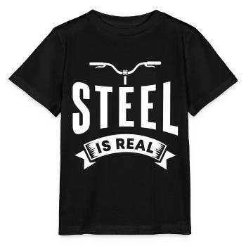 Steel Is Real No. 10 - Stanley/Stella MINI CREATOR Kids’ T-Shirt - black - Front - Mikhail (115cm)