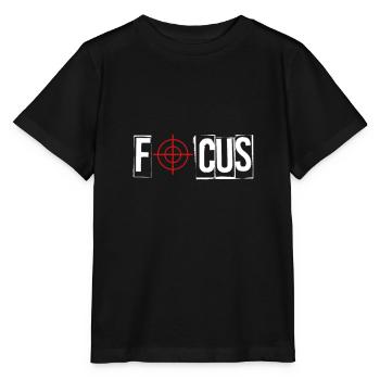 Concentrez-vous sur ce qui est important - T-shirt bio MINI CREATOR Stanley/Stella Enfant - noir - Devant - Mikhail (115cm)