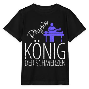 Physiothérapeute physiothérapie physiothérapie - T-shirt bio MINI CREATOR Stanley/Stella Enfant - noir - Devant - Mikhail (115cm)