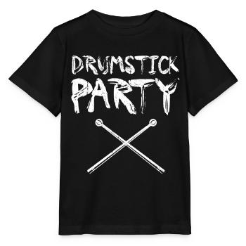 Drummer Drum Drum Drums - Stanley/Stella MINI CREATOR Kids’ T-Shirt - black - Front - Mikhail (115cm)