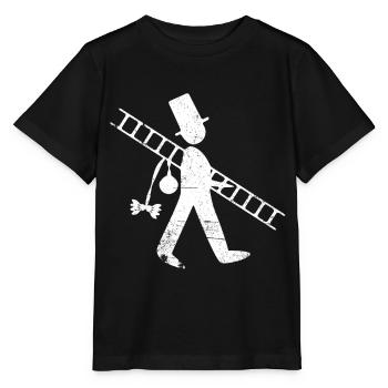 Ramoneur ramoneur - T-shirt bio MINI CREATOR Stanley/Stella Enfant - noir - Devant - Mikhail (115cm)