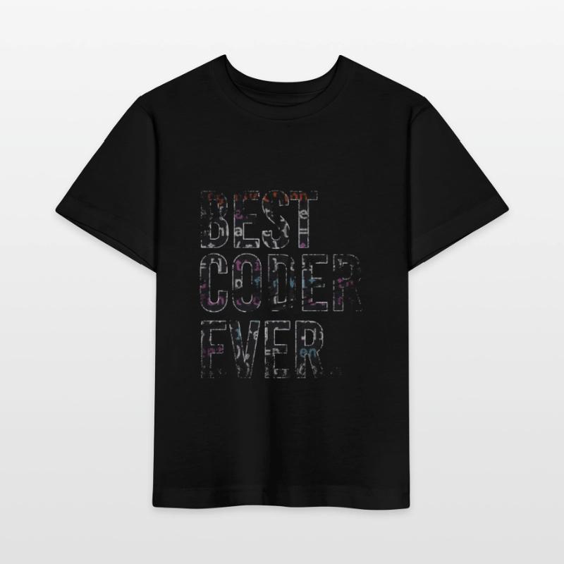 Best Coder Ever Coding Stanley/Stella Kinder T-Shirt MINI CREATOR 
