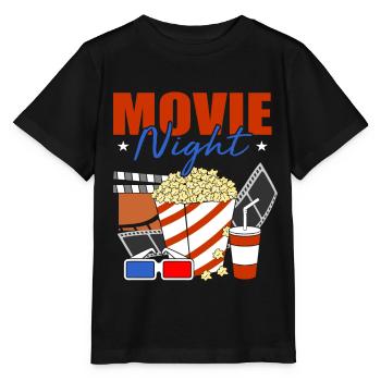Cinema Lover - Stanley/Stella MINI CREATOR Kids’ T-Shirt - black - Front - Mikhail (115cm)