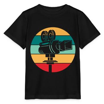 Filmemacher Kameraman Regisseur - Stanley/Stella Kinder T-Shirt MINI CREATOR  - Schwarz - Vorne - Mikhail (115cm)