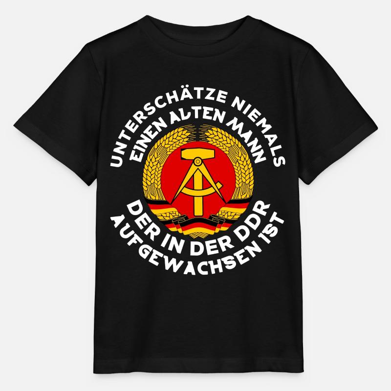DDR LUSTIG GESCHENK GEBURTSTAG - Stanley/Stella Kinder T-Shirt MINI CREATOR - Schwarz