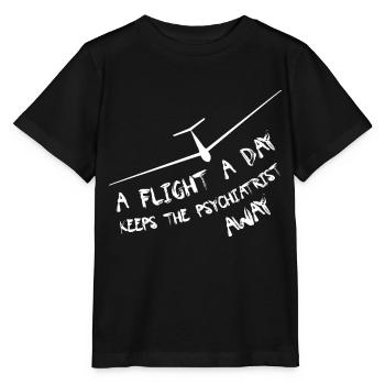 Segelflieger Segelfliegen Pilot - Stanley/Stella Kinder T-Shirt MINI CREATOR  - Schwarz - Vorne - Mikhail (115cm)