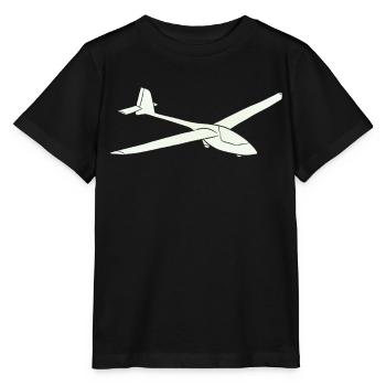 Pilote de planeur marin planeur - T-shirt bio MINI CREATOR Stanley/Stella Enfant - noir - Devant - Mikhail (115cm)