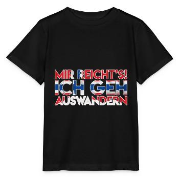 Norwegen Angeln Auswandern Geschenk - Stanley/Stella Kinder T-Shirt MINI CREATOR  - Schwarz - Vorne - Mikhail (115cm)