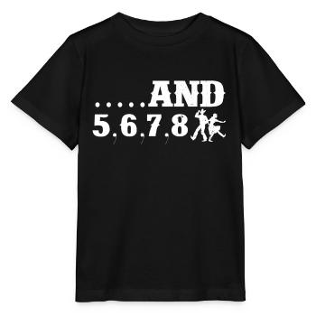 Line dance, line dancing western - Stanley/Stella MINI CREATOR Kids’ T-Shirt - black - Front - Mikhail (115cm)