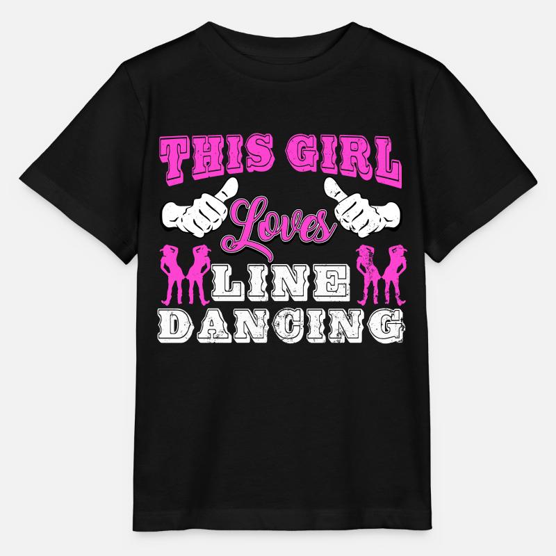 Linedance, Line dancing Linedancer - Stanley/Stella Kinder T-Shirt MINI CREATOR - Schwarz