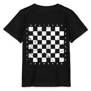 Déguisement d'échiquier - T-shirt bio MINI CREATOR Stanley/Stella Enfant - noir - Devant - Mikhail (115cm)