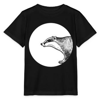 blaireau - T-shirt bio MINI CREATOR Stanley/Stella Enfant - noir - Devant - Mikhail (115cm)