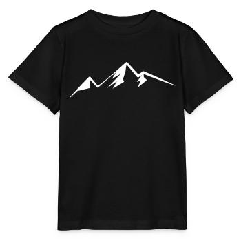 Alpes Montagnes Alpinistes - T-shirt bio MINI CREATOR Stanley/Stella Enfant - noir - Devant - Mikhail (115cm)
