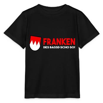 Franken Des Bassd Scho So - Stanley/Stella Kinder T-Shirt MINI CREATOR  - Schwarz - Vorne - Mikhail (115cm)