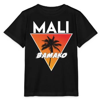 mali with capital - Stanley/Stella MINI CREATOR Kids’ T-Shirt - black - Front - Mikhail (115cm)
