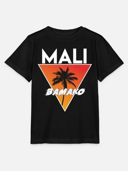 mali mit Hauptstadt - Stanley/Stella Kinder T-Shirt MINI CREATOR - Schwarz