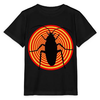 Insect insects cockroach vermin vermin disgust - Stanley/Stella MINI CREATOR Kids’ T-Shirt - black - Front - Mikhail (115cm)