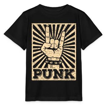 Punk Musik Anarchie Punkrock Band Konzert Geschenk - Stanley/Stella Kinder T-Shirt MINI CREATOR  - Schwarz - Vorne - Mikhail (115cm)