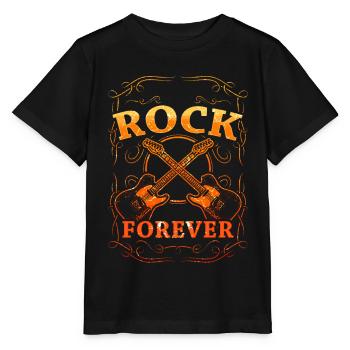 Cadeau de guitare rock légende rock and roll - T-shirt bio MINI CREATOR Stanley/Stella Enfant - noir - Devant - Mikhail (115cm)
