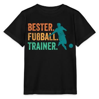 Entraîneur de football club de football - T-shirt bio MINI CREATOR Stanley/Stella Enfant - noir - Devant - Mikhail (115cm)