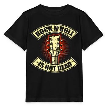 Rock and Roll Retro Rock n Roll Music Gift - Stanley/Stella MINI CREATOR Kids’ T-Shirt - black - Front - Mikhail (115cm)