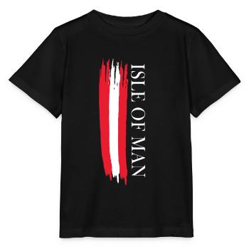 isle of man sketched national colours - Stanley/Stella MINI CREATOR Kids’ T-Shirt - black - Front - Mikhail (115cm)