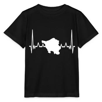Saarland Heartbeat Saarland Saar - Stanley/Stella MINI CREATOR Kids’ T-Shirt - black - Front - Mikhail (115cm)