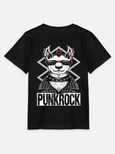 Rock punk rock punk rocker punk rock música punk - Camiseta para niños MINI CREATOR de Stanley/Stella - negro