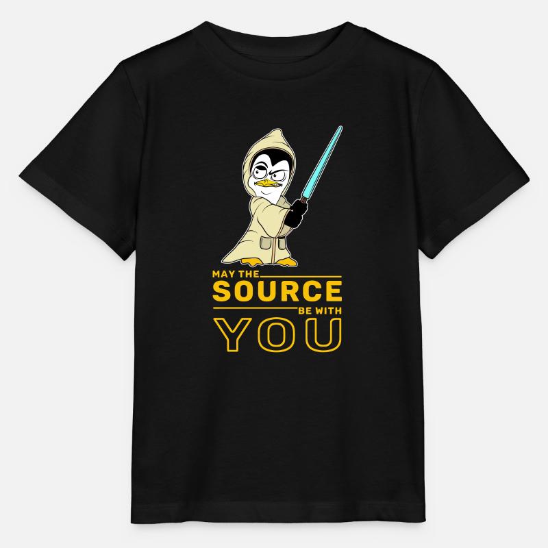 IT Nerd Linux Linux Pinguin Geek Software Engineer - Stanley/Stella Kinder T-Shirt MINI CREATOR  - Schwarz