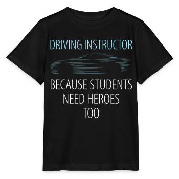 Driving instructor gift student driving lesson - Stanley/Stella MINI CREATOR Kids’ T-Shirt - black - Front - Mikhail (115cm)