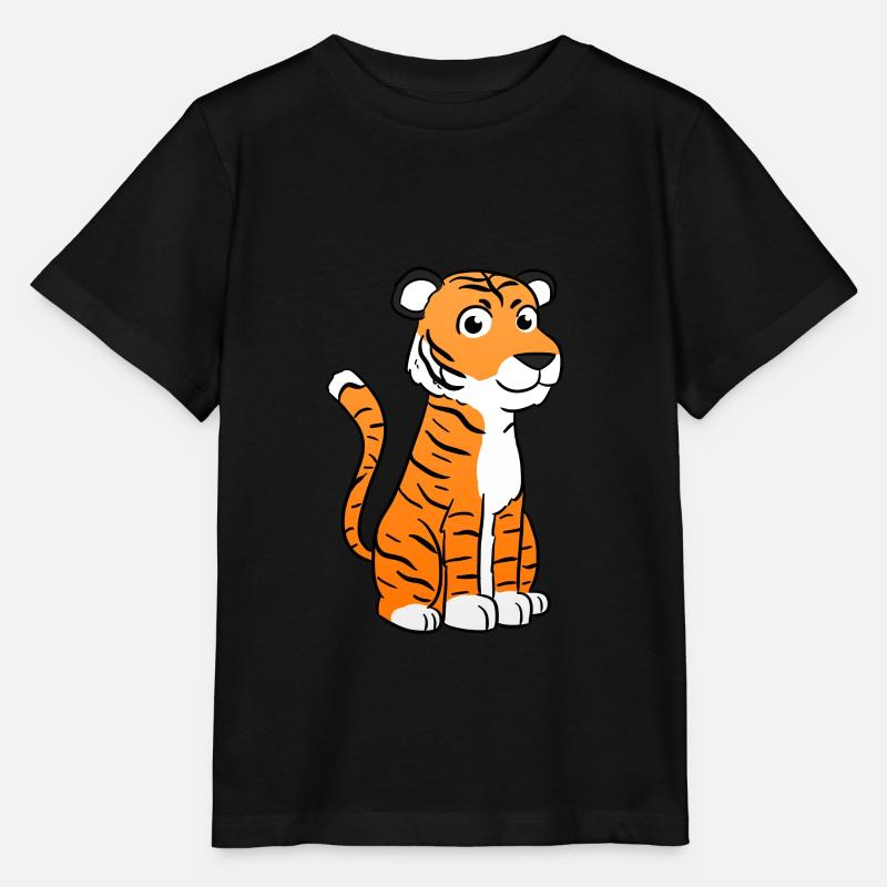 tigre - T-shirt bio MINI CREATOR Stanley/Stella Enfant - noir