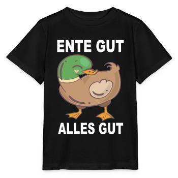 Ente Gut Alles Gut - Stanley/Stella Kinder T-Shirt MINI CREATOR  - Schwarz - Vorne - Mikhail (115cm)