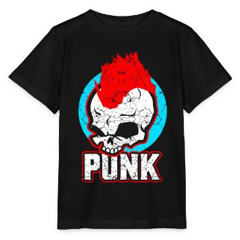 Punk rock musique punk rocker punks punk cadeau - T-shirt bio MINI CREATOR Stanley/Stella Enfant - noir - Devant - Mikhail (115cm)
