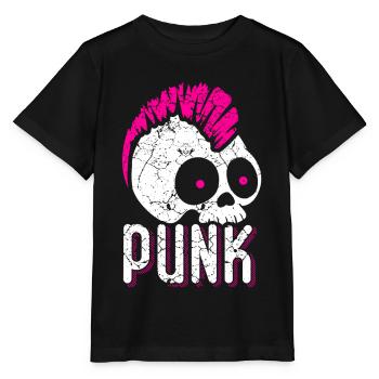 Punk rock music punk rocker punks punk gift - Stanley/Stella MINI CREATOR Kids’ T-Shirt - black - Front - Mikhail (115cm)