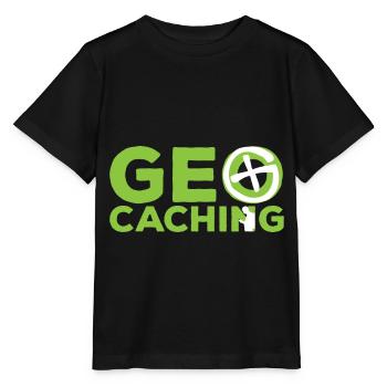 Geocaching Freizeit im Namen - Stanley/Stella Kinder T-Shirt MINI CREATOR  - Schwarz - Vorne - Mikhail (115cm)
