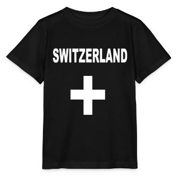 Switzerland - Stanley/Stella MINI CREATOR Kids’ T-Shirt - black - Front - Mikhail (115cm)