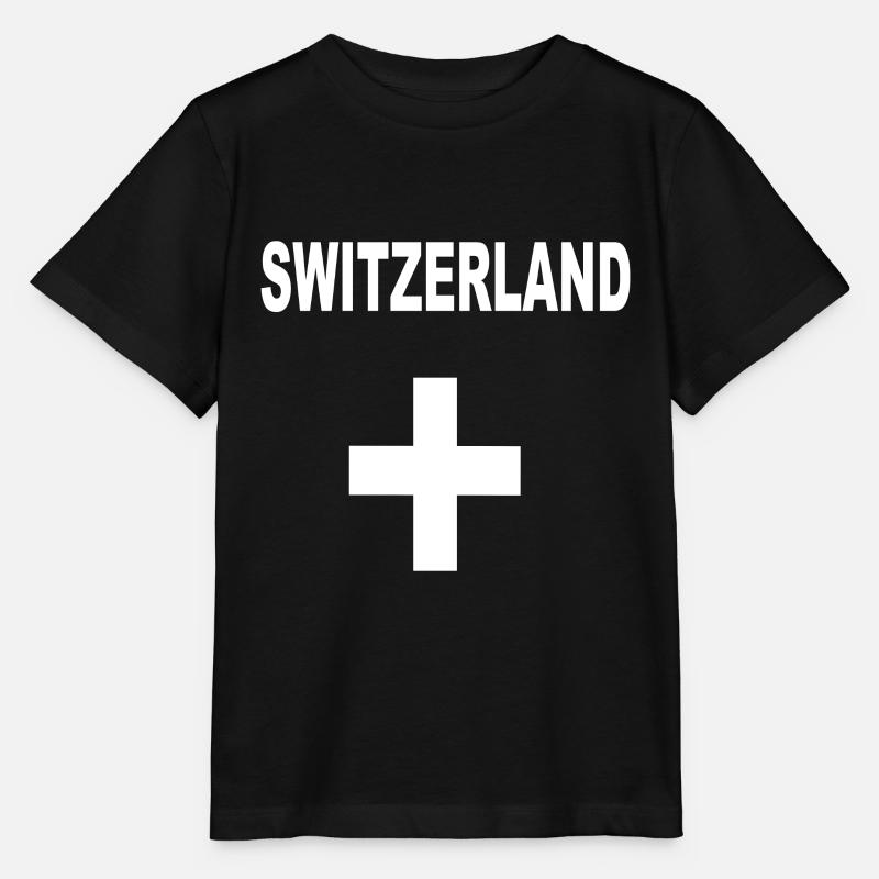 Schweiz - Stanley/Stella Kinder T-Shirt MINI CREATOR  - Schwarz