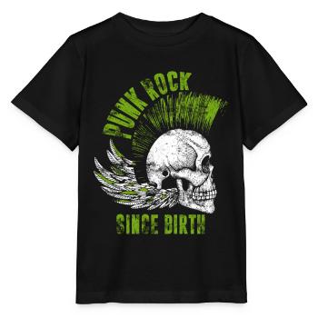 Punk rock punk punker musique rétro punks - T-shirt bio MINI CREATOR Stanley/Stella Enfant - noir - Devant - Mikhail (115cm)