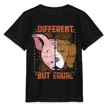 Vegetarier Geschenk - Stanley/Stella Kinder T-Shirt MINI CREATOR  - Schwarz - Vorne - Mikhail (115cm)