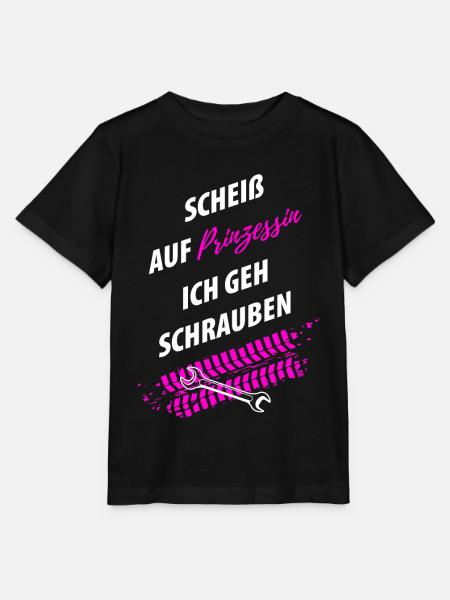 Tuning Tuner Schrauber girl - Stanley/Stella Kinder T-Shirt MINI CREATOR  - Schwarz