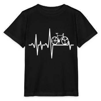 Racing bike - Stanley/Stella MINI CREATOR Kids’ T-Shirt - black - Front - Mikhail (115cm)
