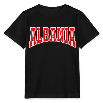 Albania Kosovo Albanian Balkan gift Kosovars - Stanley/Stella MINI CREATOR Kids’ T-Shirt - black - Front - Mikhail (115cm)
