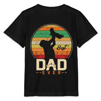 Best dad - Stanley/Stella MINI CREATOR Kids’ T-Shirt - black - Front - Mikhail (115cm)