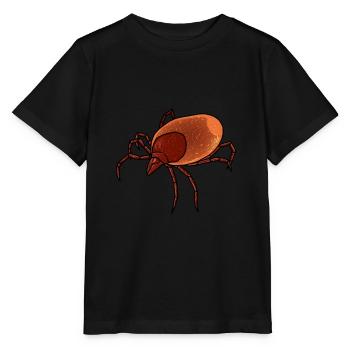 Bloody Tick Bloodsucker Insect Phobia Nature Disgust - Stanley/Stella MINI CREATOR Kids’ T-Shirt - black - Front - Mikhail (115cm)
