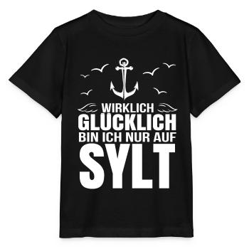 Sylt - Stanley/Stella Kinder T-Shirt MINI CREATOR  - Schwarz - Vorne - Mikhail (115cm)