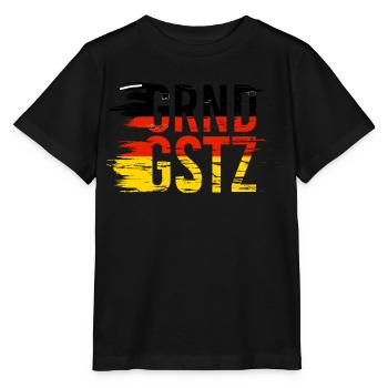 Grundgesetz - Stanley/Stella Kinder T-Shirt MINI CREATOR  - Schwarz - Vorne - Mikhail (115cm)