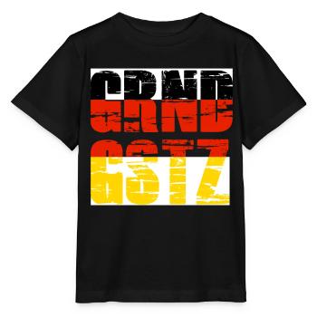 Grundgesetz Deutschland - Stanley/Stella Kinder T-Shirt MINI CREATOR  - Schwarz - Vorne - Mikhail (115cm)