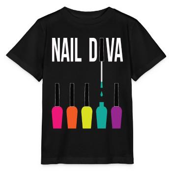 Ongles accessoires - T-shirt bio MINI CREATOR Stanley/Stella Enfant - noir - Devant - Mikhail (115cm)